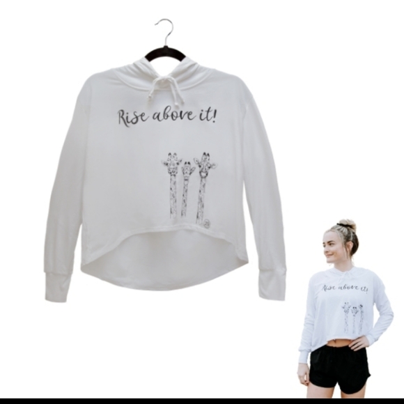 Yes.fit 2X lightweight crop hoodie - Picture 4 of 4